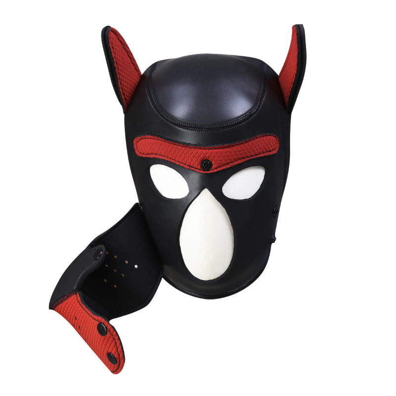 Puppy Play Mask Red