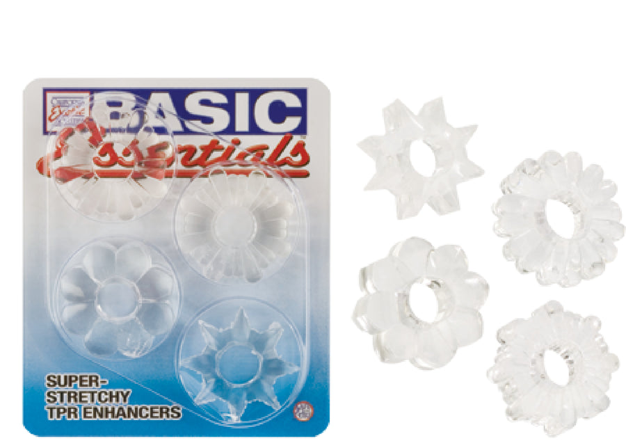 Basic Essentials -Super Stretchy TPR Enhancers - (Clear)