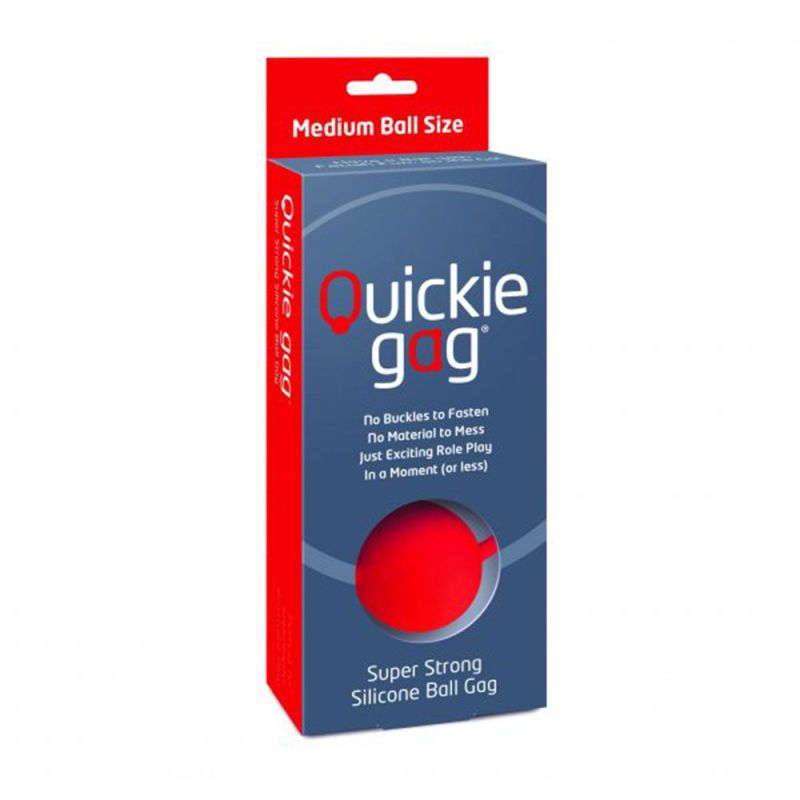 Quickie Gag Medium Ball Red