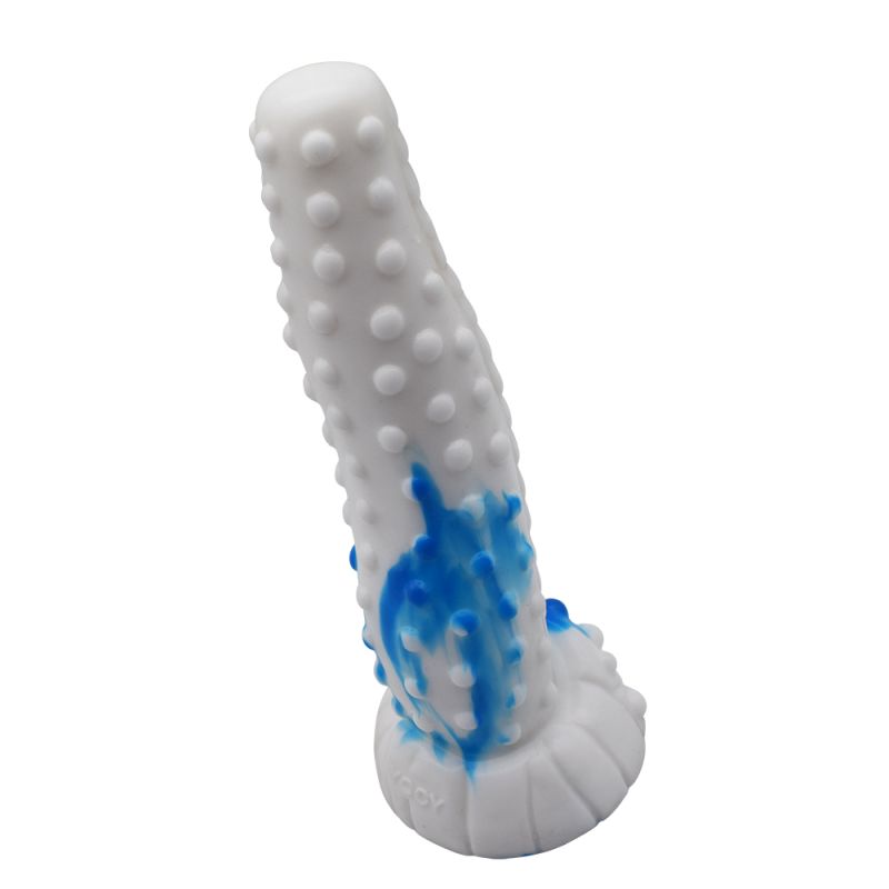 Tiger Dildo Blue/White