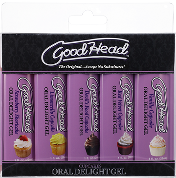 Oral Delight Gel Cupcakes - 5 Pack