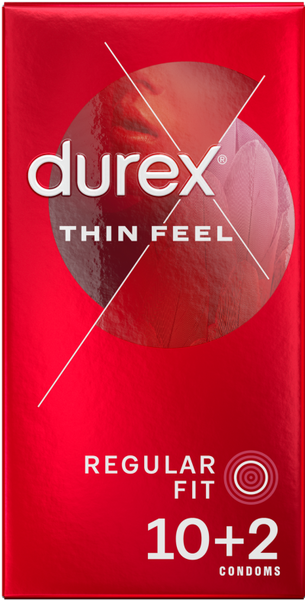 Thin Feel Latex Condoms 10's + 2 Free