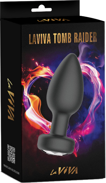 Tomb Raider App Control Butt Plug (Black)