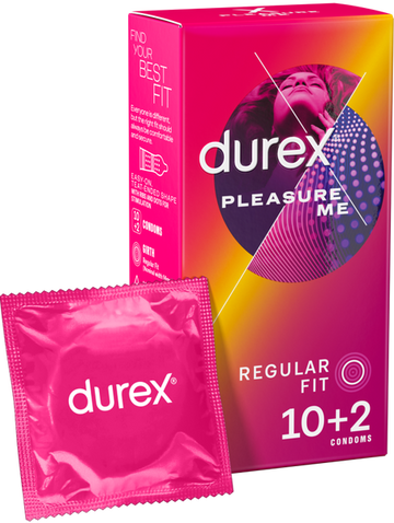 Pleasure Me Latex Condoms 10's + 2 Free