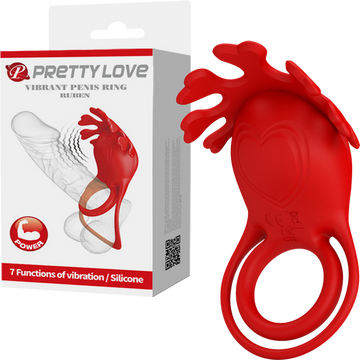 Rechargeable Vibrating Cock Ring Ruben