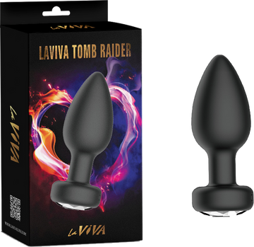 Tomb Raider App Control Butt Plug (Black)
