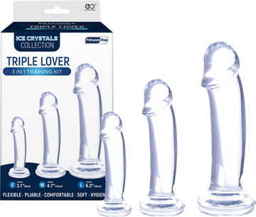 Triple Lover 3 In 1 Training Kit (Clear)