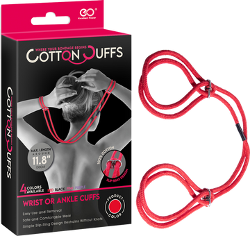 Cotton On Cuffs (Red)