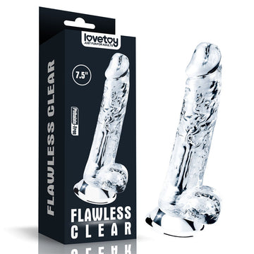 Flawless Clear Dildo 7.5''