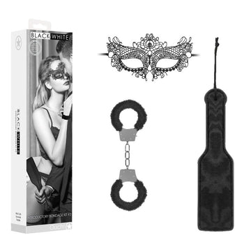 OUCH! Black & White Introductory Bondage Kit #3