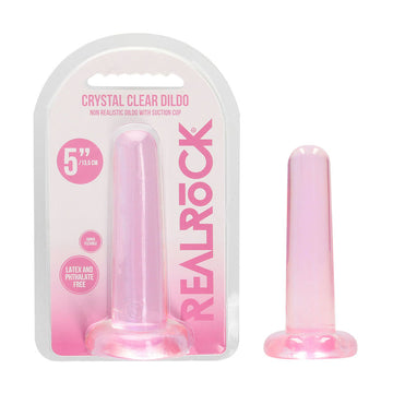 REALROCK Non Realistic Dildo With Suction Cup - 13.5 cm