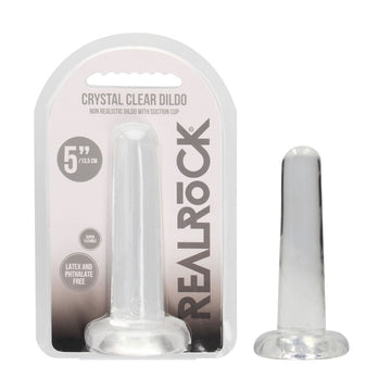REALROCK Non Realistic Dildo With Suction Cup - 13.5 cm