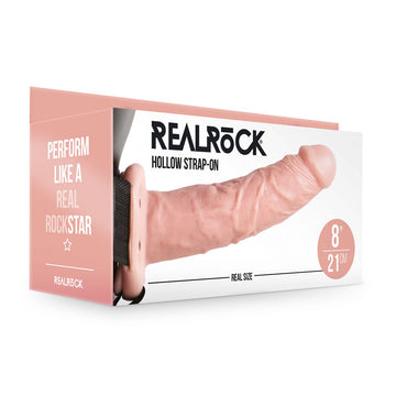 REALROCK Hollow Strap-on - 20.5 cm Flesh