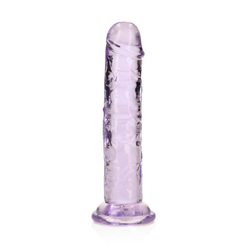 REALROCK 15.5 cm Straight Dildo - Purple