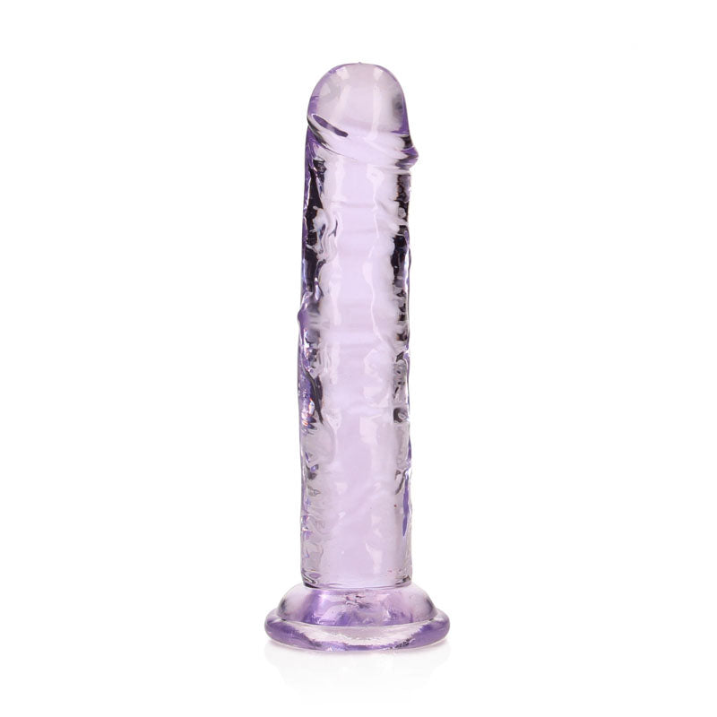 REALROCK 15.5 cm Straight Dildo - Purple